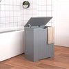 Laundry Hamper Bin Clothes Storage Linen Cabinet Chest Wooden Shaker Unit Home