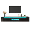180cm Wall Mounted TV Unit Cabinet Floating TV Stand High Gloss LED Lights