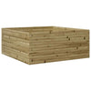 Garden Planter 110x110x46 Impregnated Wood Pine F9P5