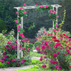 Heavy Duty Metal Garden Arch Archway Gate Plants Rose Wreath Wedding Stand Event
