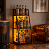 Stand Versatile Corner Bottle Display Stand Trapezoid Rack