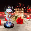 Eternal Rose In Glass Dome LED Light Birthday Mothers Day Gifts Mom Mum
