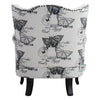 Butterfly Wing Back Upholstered Velvet Armchair Accent Chair Lounge Sofa Seat