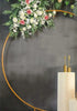 💖 LARGE 6ft ROUND MOONGATE BACKDROP HOOP GOLD RING WEDDING BALLOON EVENTS .