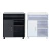 Floor Standing Printer Stand Home Office Storage Cabinet Shelf Rack with Wheels