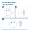 Round Bathroom Mirror with Bluetooth 3 LED Lights Illuminated Demister