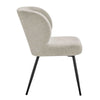 Dusk Mabel Natural Chenille Set of 2 Dining Chairs RRP £144