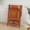 145 cm Adjustable Bamboo Recliner Chair / Bed Sun Lounger Garden Furniture ECO