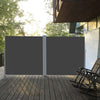 Patio Retractable Side Awning Outdoor Privacy Screen Windscreen Sunshade Blind