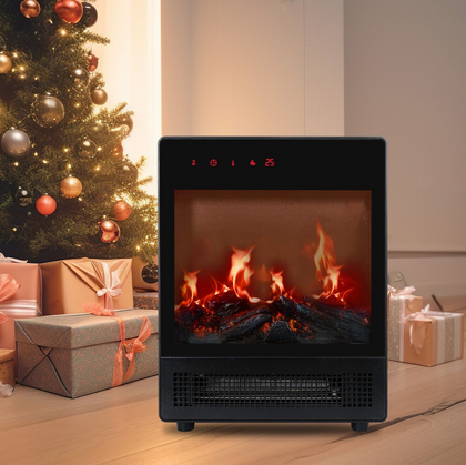 2000W PTC Ceramic Tabletop Heater Electric Tower Fan Remote Control