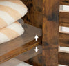 Tall Rustic Cabinet Vintage Industrial Style Storage Bathroom Display Cupboard
