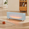 LUXURY LED REAL FLAME EFFECT ELECTRIC FIRE WALL MOUNTED FIREPLACE LIVING ROOM UK