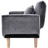 Small Sofa Bed Sleeper Recliner Loveseat Couch Sofabed 2 Seater Kids Sofa Grey