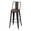 Vintage 2/4x Bar Stools Breakfast Chairs Dining Chair High Legs Kitchen UK