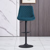 1/2/3/4x Bar Stools Adjustable Breakfast Kitchen Stools Velvet Swivel Gas Lift
