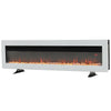 60" LED Fireplace Electric Fire Remote 9 Color Free Stand/Insert to Wall/Mounted