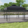 Garden Gazebo Party Marquee Roof Pergola Furniture Wedding Tent W/ Ground Stake
