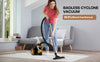 Panana 800w High Power Motor , Bagless Cylinder Vacuum Cleaner, 20KPA