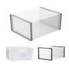 12x Transparent Shoe Display Boxes Sneaker Trainers Organizer Box Case Stackable