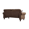 Luxury 2, 3 Seater Linen Fabric Couch Sofa Armchair with 2 Pillows Living Room