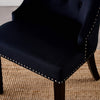 Velvet Pull Door Knocker Studded Dining Kitchen Accent Chairs Luxury Windsor