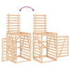 Triple Wheelie Bin Storage Solid Wood Pine M5S3