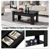 Lift Top Coffee Table, Lifting Tabletop Center Table with Hidden Storage, Black