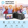 4K Digital Camera 48MP 16X 3" Flip screen Vlogging Camera for YouTube Camcorder