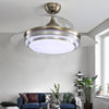 Invisible Ceiling Fan With Light 3 Colour LED Lamp 6 Speeds Remote Control Timer
