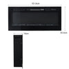 40inch Electric Fireplace Wall-mounted Meida Wall LED Fire Insert Log with Vent