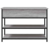 Shoe Bench Grey Sonoma 70x42.5x50 cm Engineered Wood