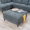 Extra Lift Up Square Storage Ottoman,Upholstered Coffee Table Storage Ottoman