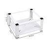 Washing Machine Stand Dryer Laundry Pedestal Raiser Feet Pads Floor Metal White