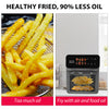 16L Air Fryer Digital Kitchen Oven Oil Free Low Fat Healthy Frying Cooker 1350W