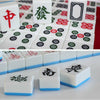 42mm Chinese Mahjong Game Set Professional 144 Tiles English Characters Game