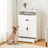 Pet Feeder Station, Dog Cat Food Storage Feeding Station, Food Cabinet