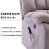 Electric Power Lift Recliner Chair Riser Sofa w/ Massage Heat Function Armchair