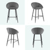 1/2/4/6x Velvet Bar Stool Breakfast Chair High Counter Barstool Pub Restaurant
