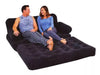 5 IN 1 INFLATABLE DOUBLE FLOCKED SOFA COUCH BED MATTRESS LOUNGER AIRBED CHAIR