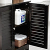 Black Bathroom Under Sink Cabinet Basin Storage Cupboard Vanity Unit Furniture