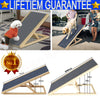 Freestanding Dog Ramp Pet Puppy Ramp Adjustable Heights & Non-Slip Carpet Stair