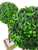 Artificial Grass Ball Topiary Trees for Indoor Outdoor Décor, UV Stable 90cm