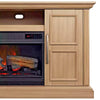 Fireplace TV Media Stand Electric Fireplace Wood Cabinet Unit With Cooling Fan