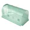 Round Top Polytunnel Walk-in Garden Greenhouse Tent Zip Door Windows Steel Frame