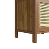 Wooden Bedroom Bedside Cabinet Furniture 2 Shelves Storage Nightstand Side Table