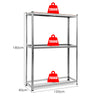 180CM Tire Rack Storage Tire Garage Storage Utility Rack w/Adjustable Shelves