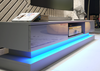 Modern I 180cm I TV Unit I Cabinet I TV Stand I Grey High Gloss Doors I Free LED