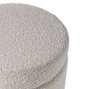 Ottoman Storage Stool Boucle Fabric Coffee Table Vanity Pouffe Chair Footstool