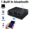 2000W Digital Power Amplifier bluetooth Stereo HiFi Audio 2CH USB SD FM Home Car