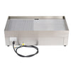 Commercial Electric Large Griddle Flat/Grooved Top BBQ Grill Hot Plate Kitchen